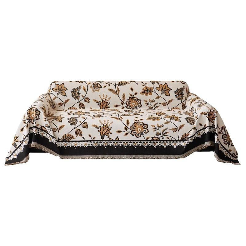 American Retro Chenille Sofa Towel Four Seasons All-Inclusive Sofa Cover Dust Cover Living Room One-Piece Sofa Cover Cloth