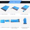 Waterproof Outdoor Beach Blanket Portable Picnic Mat Camping Ground Mat Sun Shade Tent Tarp with Storage Sack Sleeping Gear Tool