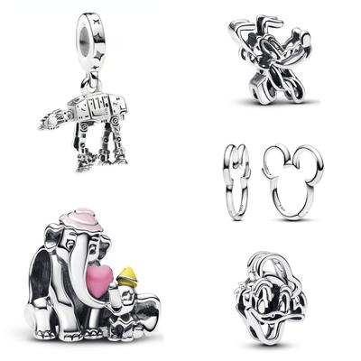 New Copper Animated Character Pendant, Suitable For Original European Women'S Bracelets Diy Jewelry Gifts