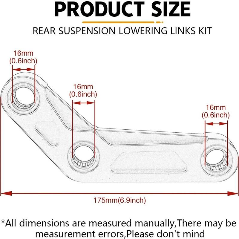 25-40mm Motorcycle Rear Suspension Shock Absorber Body Seat Lowering Kit Linkage For Yamaha MT07 FZ07 XSR700 YZF R7 Tracer 700