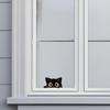 10pcs Peek-a-Boo Car Window Decals Black Funny Kitty Decals Car Styling Cover  Laptop
