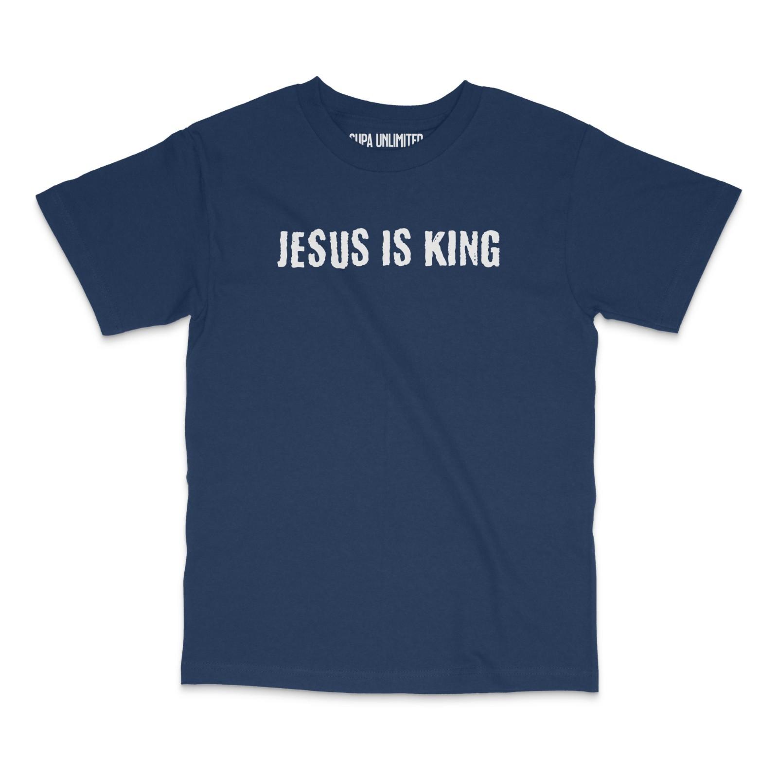 Jesus Is King T-Shirt | Revelation 19:16 Bible Verse Christian Faith Tee S