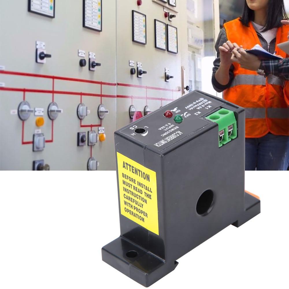 Adjustable 0.2-30A AC Current Switch Normally Open/Normally Closed Self-Powered Current Sensing Switch Flameproof