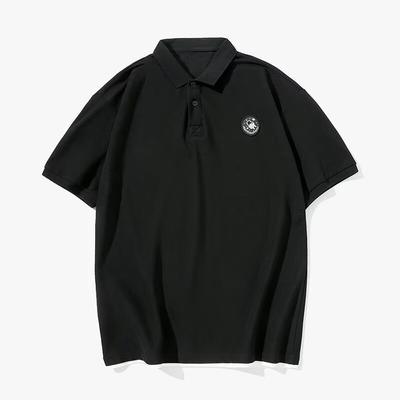 Heavyweight Summer Collared Short-Sleeve T-Shirt Polo Shirt For Men Loose Fit Plus Size Extra Large For Big And Heavy Men
