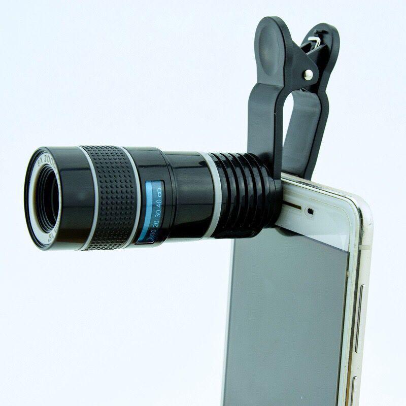 8x HD Portable Mobile Phone Telescope Lens - No Vignetting, High Magnification