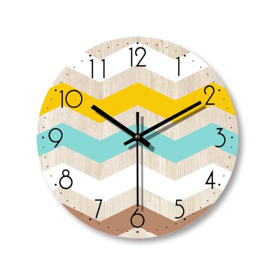 Vintage Wooden Wall Clock Non Ticking Silent Battery Operated Living Room Bedroom Indoor Digital Analog Clock Home Decoration Festival Gift