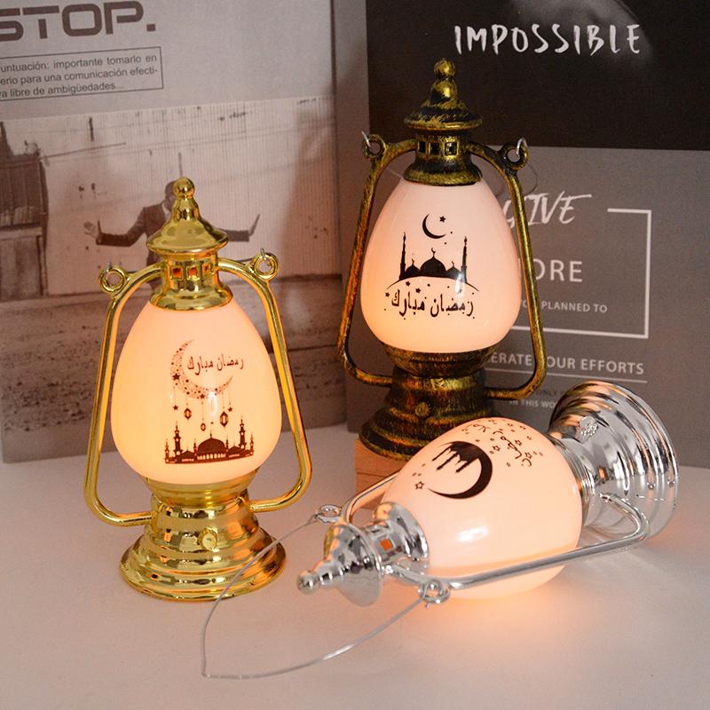 Retro Petroleum Sturmleuchte Eid Mubarak Sturmleuchte Eid al-Fitr Moschee Dekoration Islamisch Ramadan Kareem Festival Partyzubehör
