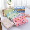 Thailand Latex Pillow Core for All Seasons – Cartoon Design with Cotton Knitted Pillowcase for Students and Babies