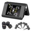 Reifendruckalarm Solarbetrieben TPMS Auto-Reifendrucküberwachungssystem Mit 4 Externen oder Eingebauten Sensoren LED-Anzeige
