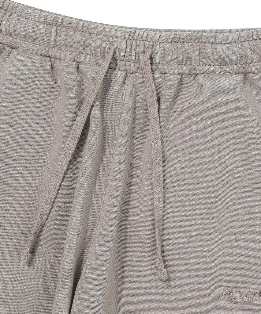 Syupeodeulai W Vintage Curved Sweatpants Dark Beige