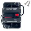 20 Ampere Sicherungsautomat 12V - 48V DC mit manuell zurücksetzbarem Schalterknopf für Boot Trolling-Motor Marine ATV Anhänger Fahrzeuge Stereo Audio Elektronisch
