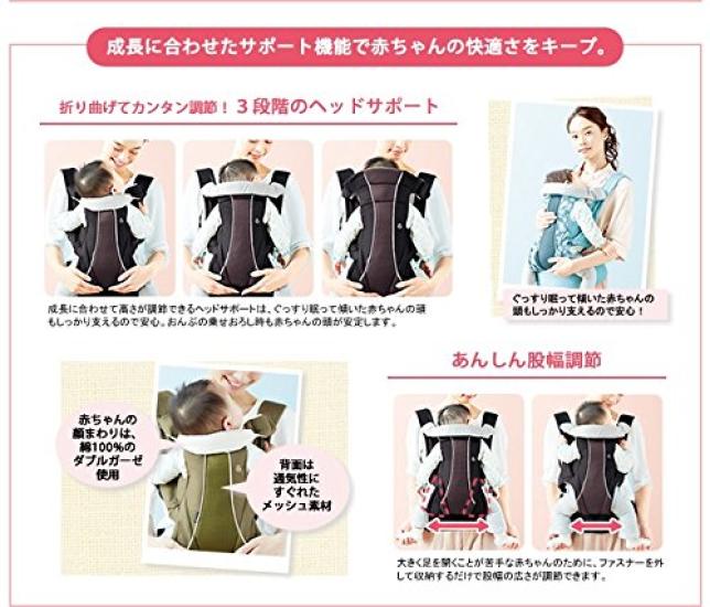 Combi Ninna Nanna Satfit Teardrop Navy with Interchangeable Drool Cover 4-Way SM-D