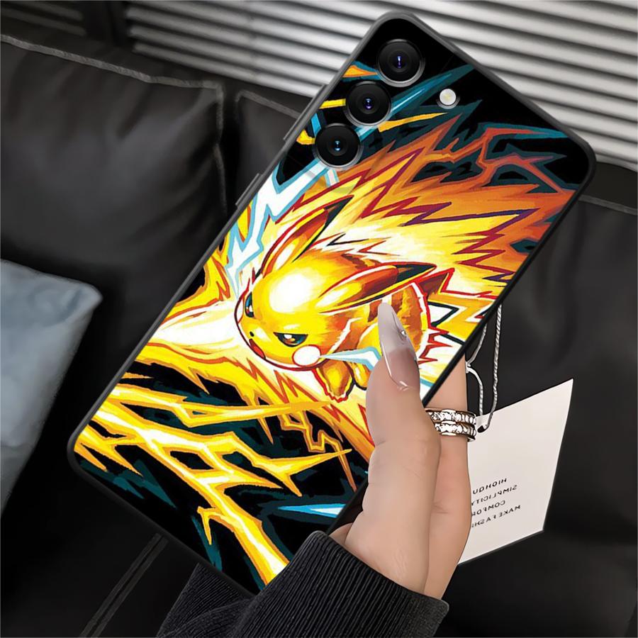 Mignon Pokemon Pikachu Housse Coque de Téléphone pour Samsung Galaxy A05 A15 A70 A04 A06 A13 A20 A50 A17 A16 A40 A12