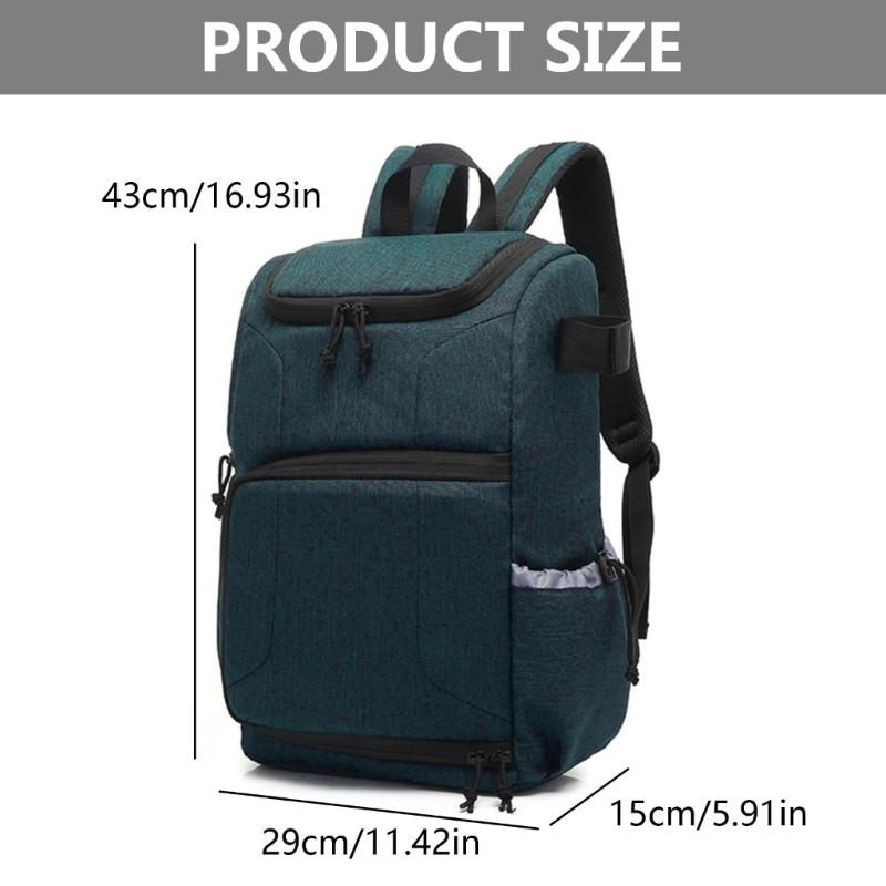 Waterproof Camera Bag Photo Cameras Backpack For DSLR Camera Portable Travel Tripod Lens Pouch Bag Replacement