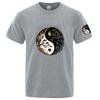 Tai Chi And Eight Trigrams Scenery 2025 New Unisexs Ordinary Thin Short Sleeve Round Neck Sport Fitness Breathable Tshirt