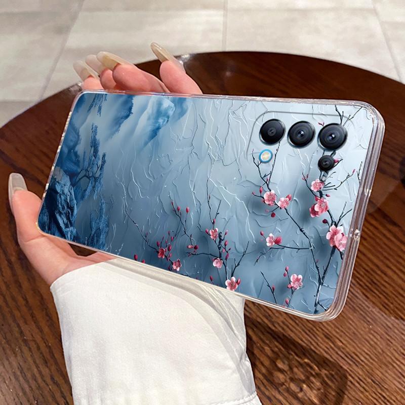 Cases For OPPO Reno 5 5Pro 5K Find X3 Lite Shell Clear Silicone Soft TPU Back Cover For Reno5 K Pro Cute Rabbit Cat Phone Case