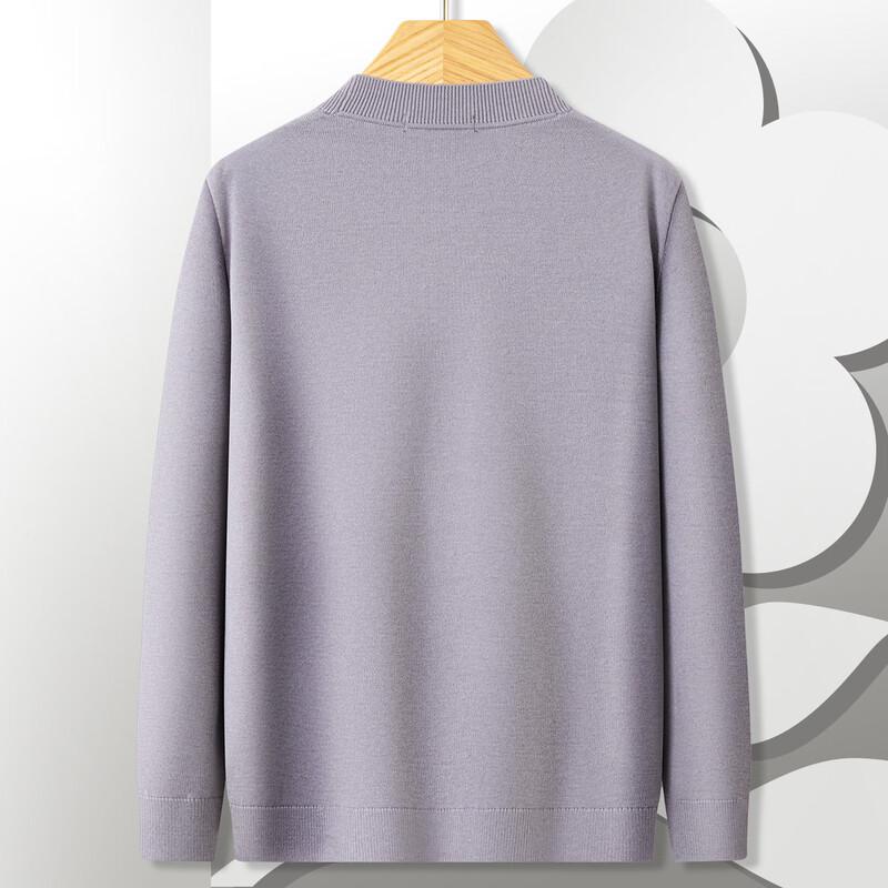 MONTAGUT Men's Spring Solid V-Neck Buttoned Knit Cardigan