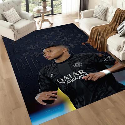 Mbappe 194 Area Rug Perfect for Playrooms Hallway Foyer Outdoor Anti-slip Rug Office Home Decor Perfect Gift for Friends & Family