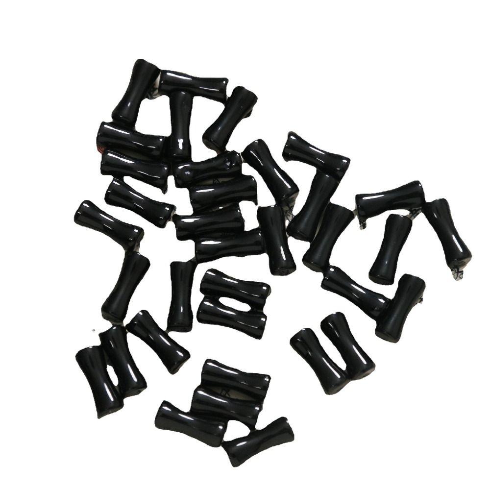 10pcs/Bag Loose Beads Bamboo Shape Beads DIY Crafts Acrylic Beads Hairpin Lampwork Beads Gift