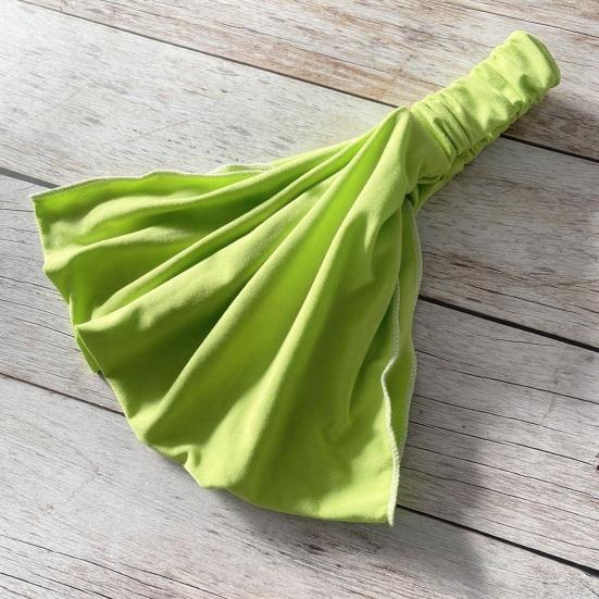 Haarband Weicher Stoff Elastisches Haargummi Einfarbige Atmungsaktives Stirnband Yoga Laufen Fitness Haargummi Tägliches Tragen