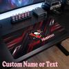 Pittsburgh Penguins Benutzerdefinierter Name Text Mauspads, Große Schreibtisch-Mausmatte Personalisiertes Home-Office-Geschenk