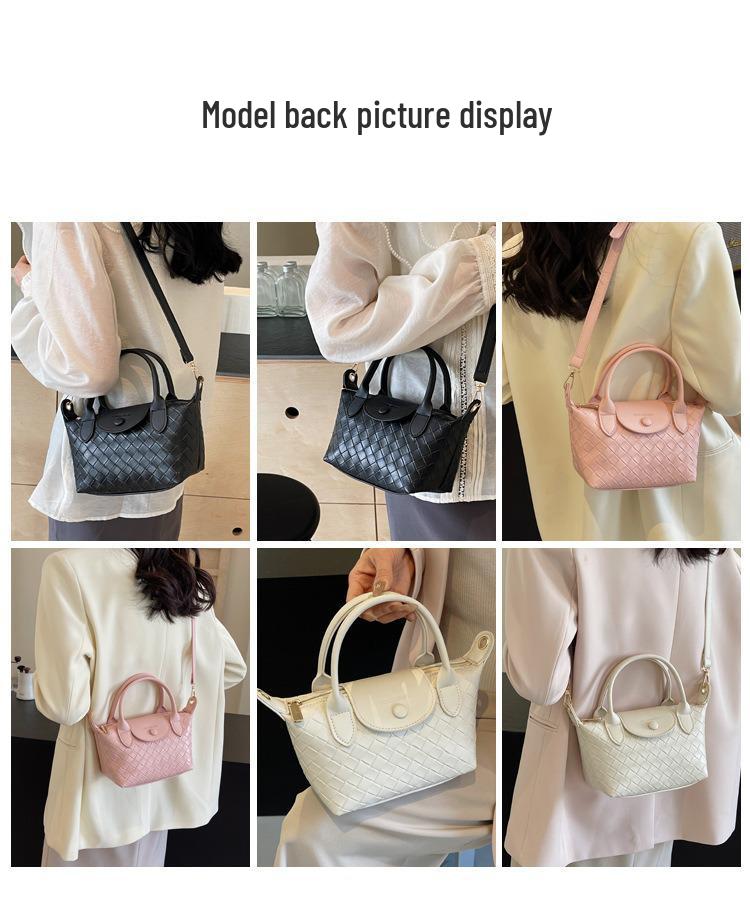 Women's Fashion Knitted Dumpling Handbag: Trendy, Large-Capacity Chic Crossbody for Commute