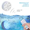 Tomshine 13 LEDs Underwater Pool Lights with RF Remote Control Battery-operated RGBW 16 Colors