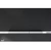 Alcaplast Stripe Black Glass Flush Plate for Installation