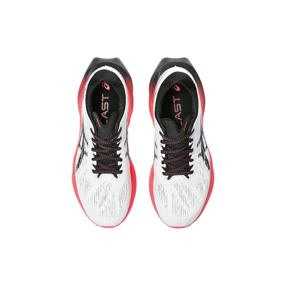 New Asics Novablast 3 'White Black Electric Red' Women's 1012B288-104
