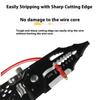 Multifunctional Steel Wire Stripper Crimper Tool With 28 Functions For Professional Electrical Wiring Tasks