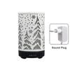 Ultrasonic Air Humidifier 100ml Timing Function Aroma Diffuser Hollowed-out Tree Humidifier Room Scent Diffuser with LED Lights
