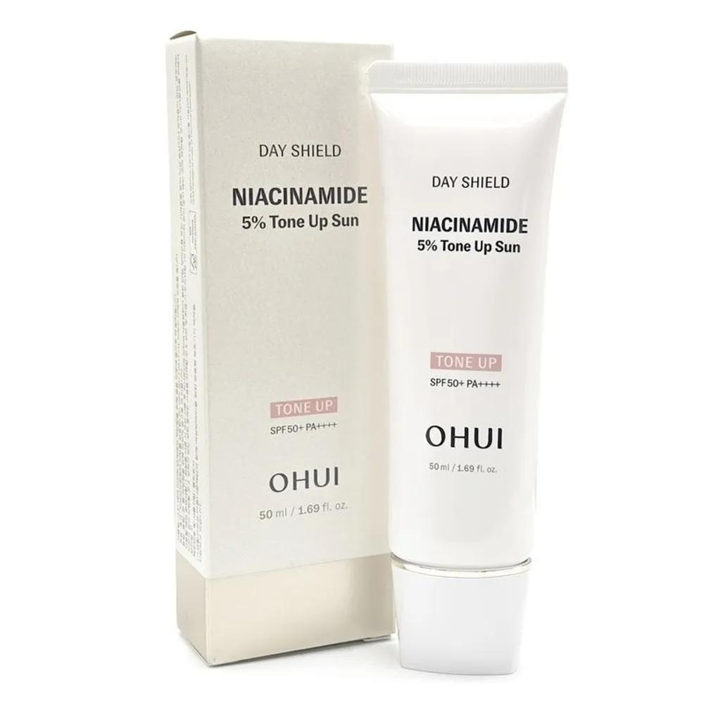 O HUI Day Shield Niacinamide 5% Tone-Up Sunscreen 50ml