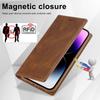 RFID Strong Magnetic Flip Leather Cards Slot Wallet Case For iPhone 14 13 12 11 Pro Max XS Max XR X 8 7 Plus SE 2026 Stand Cover