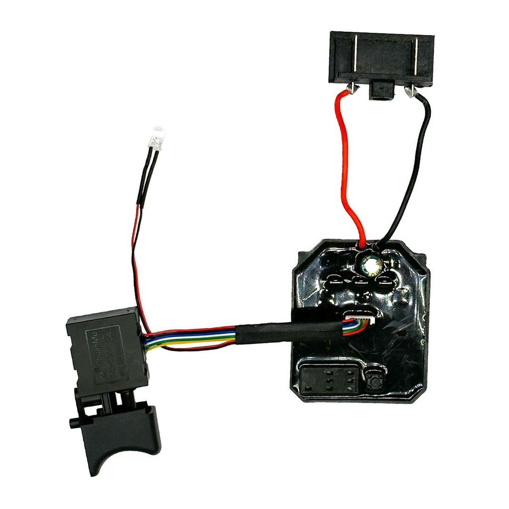 Black Electric Wrench Controller Board 02651 8 Wire Speed Switch Drive Brushless Lithium Electric Wrench Motherboard
