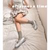 Autumn 2025 Campus Low Heel Casual Sneakers Women's Korean Ballet Shoes French Straps Mary Jane Shoes Women's