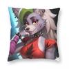 Roxanne Wolf Idle Square Pillowcase Polyester Linen Velvet Printed Zip Decorative Sofa Seater Cushion Case