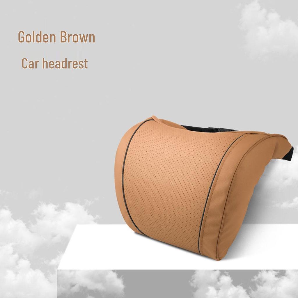 Toyota Car Headrest Neck Pillow & Lumbar Support with Removable Cover & Adjustable Straps