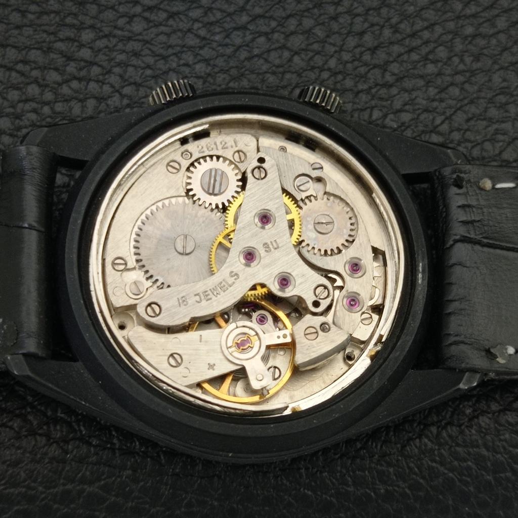 HANDAUFZUG VINTAGE LEGENDE SCHWEIZER HERREN ÜBERHOLTE WEckerUHR a707526-1