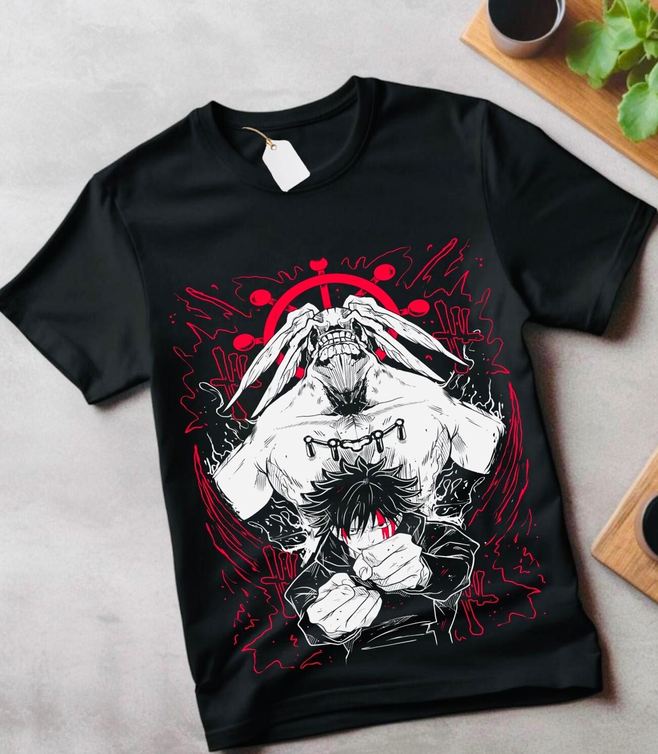 

Megumi Fushiguro T-Shirt Mens Womens Tees Top Jujutsu Kaisen Gojo Satoru Horror GifT Shirt Mens Womens Tees Top All Sizes 3XL