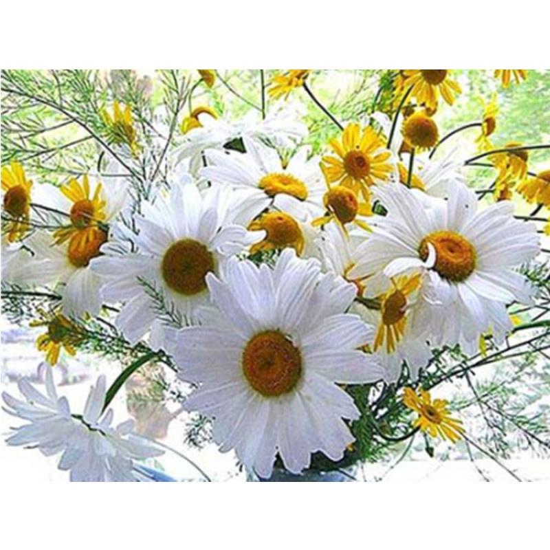 

5D своїми руками Алмазний живопис Гарні декоративні квіти Алмазна вишивка Набір для вишивки хрестиком Повна мозаїка зі стразами Домашній декор Square 20x30cm