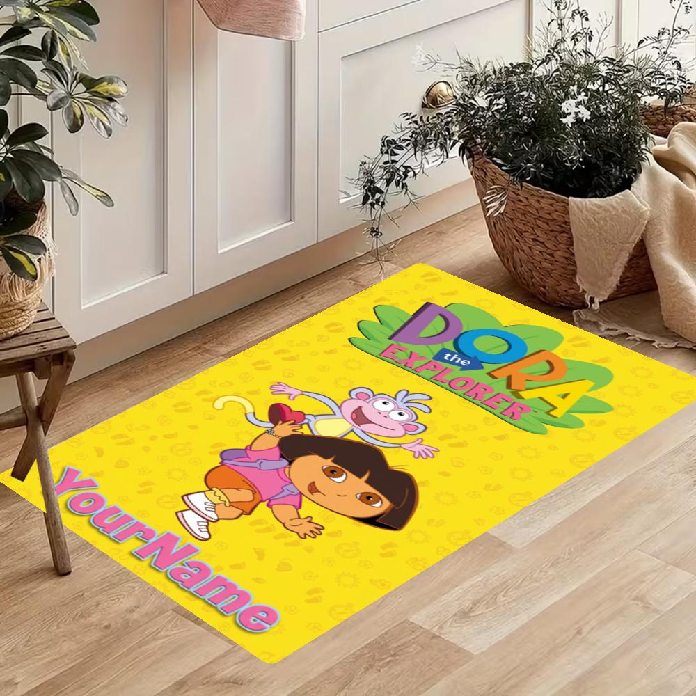 Dora Explorer Customize Your Name Kitchen Rug Runner Rug Laundry Mat Hallway Entryway The Best Gift Choice