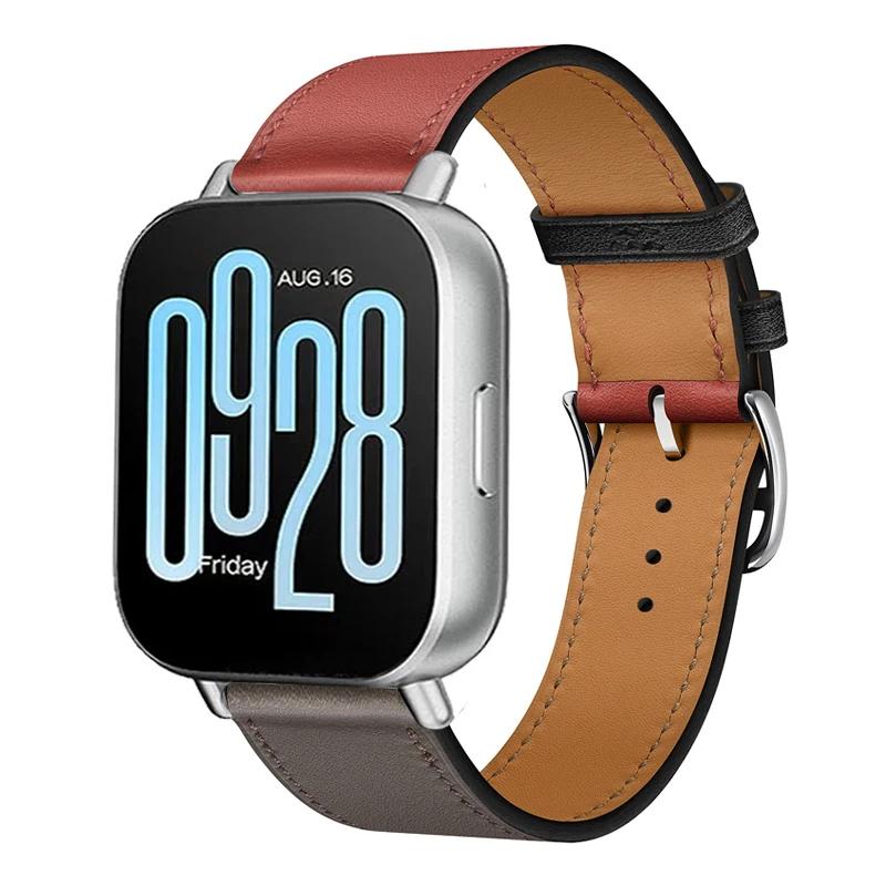 Leather Bracelet Loop For Realme Watch 5 Wrist Strap Accessories 22mm Correa For Realme Watch S2/3 3Pro S SPro/2 2 Pro Watchband