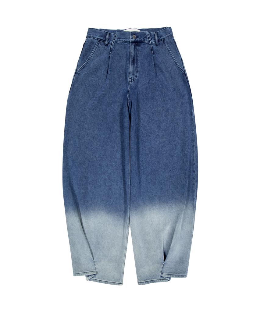 UNGIMMICK Two Tone Washed Denim Pants (Blue)