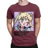 Usagi Tsukino Purple Funny 100 Cotton TShirt Tsukino Usagi Tees Tops For Unisex