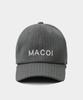 Makoi [Set] Essential Graphic Logo Design Ball Cap 3-Piece Set
