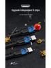 6A Retractable Multi-Device Super Fast Charging Cable with Three Connectors - Customizable Logo Option