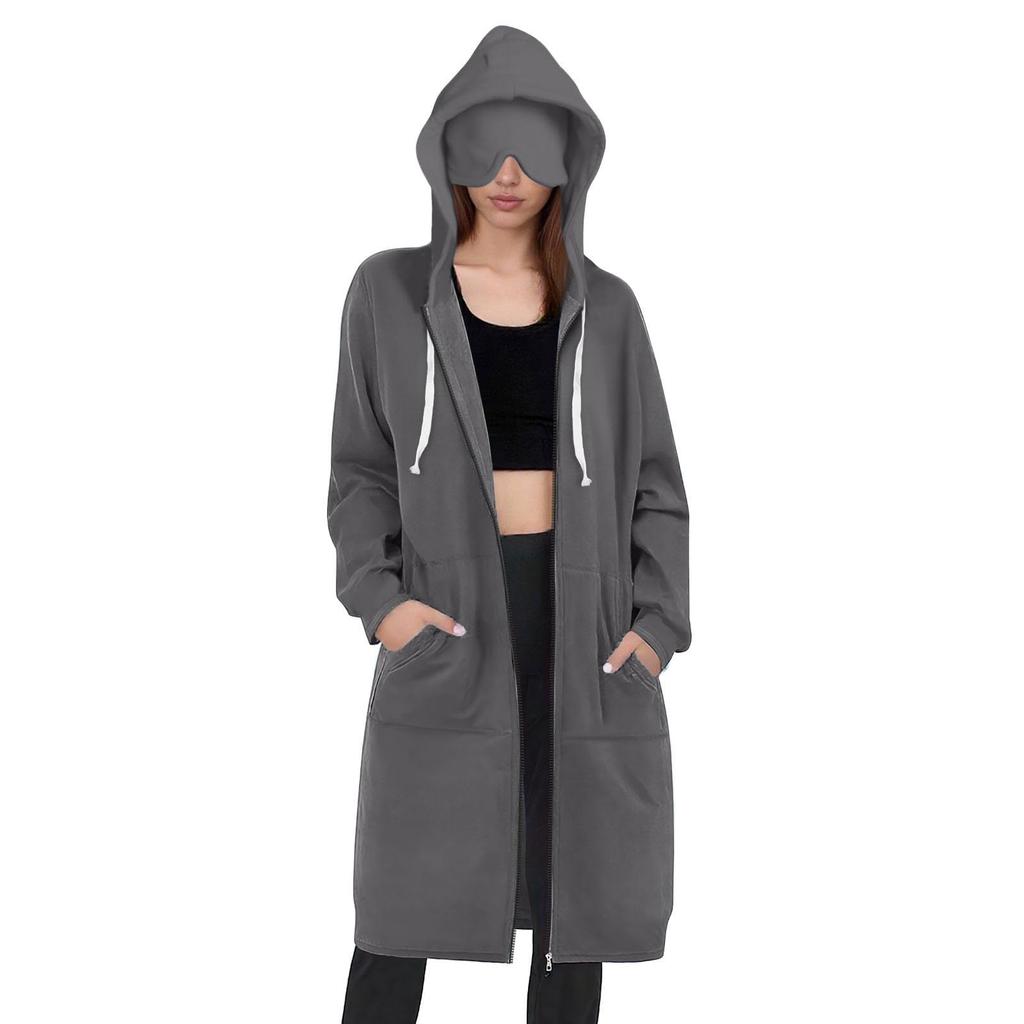 Sweatshirt Coat For Women Oversized Casual Loose Casual Long Sleeve Hooded Jacket