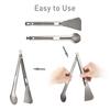 Titanium Camping Cooking Utensils Composable Outdoor Cooking Serving Tongs  Outdoor Cooking