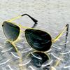 Al-mg Alloy Frame Oversized Double Bridge Polarized Sunglasses