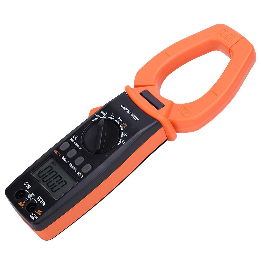 VC6052 Tragbares Hand-Digitalzangenmessgerät AC 2000A Amperemeter Multimeter mit LCD-Anzeige